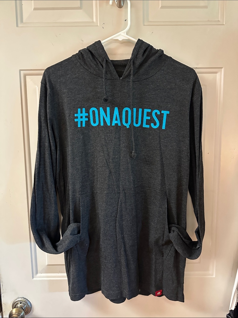 #ONAQUEST Dark Gray Hoodie Sweatshirt